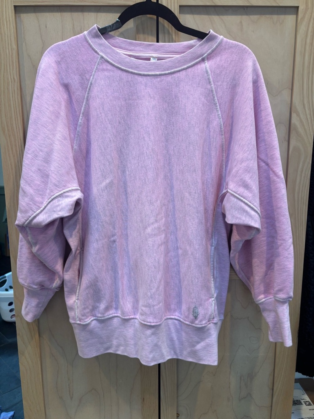 FP Movement by Free People Washed Pink Pullover Sweatshirt OVERSIZED